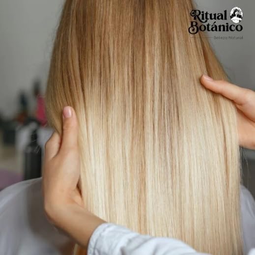 RITUAL BOTANICO Keratina Organica 250 ML - 12 Aceites Naturales y Aminoácidos que aportan brillo, sedosidad y nutrición. Keratina para alisar el pelo entre 4-6 meses. Con Argán, Té Verde, Karité,