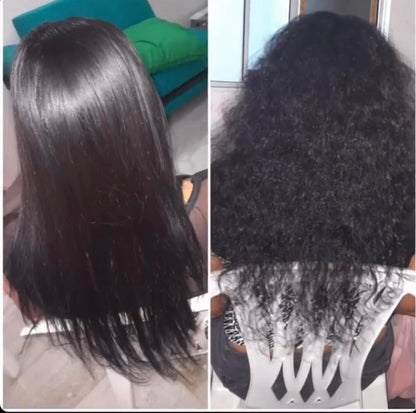 Keratina Organica de 250 ml, Organic Hair relaxer, Home kit hair relaxer, Natural Keratin. (Mediana 8.45oz), white