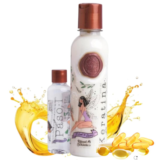 Ritual Botánico Keratina Orgánica 250 ML | Aporta Brillo, Sedosidad y Nutrición | Botox Capilar sin Formol | Hair Straightener con 12 Aceites Naturales