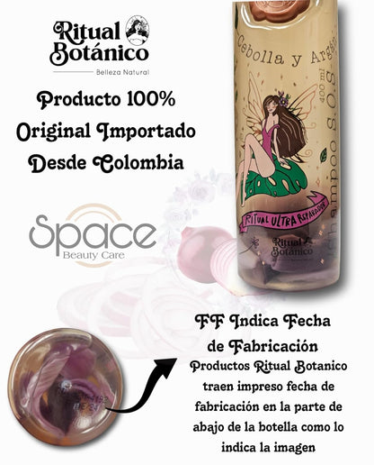 Ultra Reparador S.O.S Shampoo con Cebolla y Argán | Tratamiento Intensivo Plex con Banano, Aguacate - Kit Colombiano