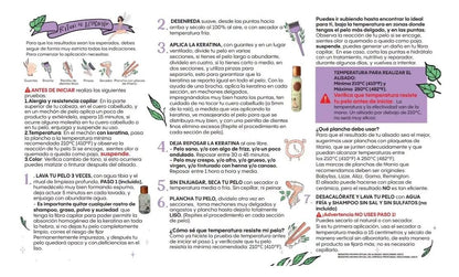 RITUAL BOTANICO Keratina Organica 250 ML - 12 Aceites Naturales y Aminoácidos que aportan brillo, sedosidad y nutrición. Keratina para alisar el pelo entre 4-6 meses. Con Argán, Té Verde, Karité,